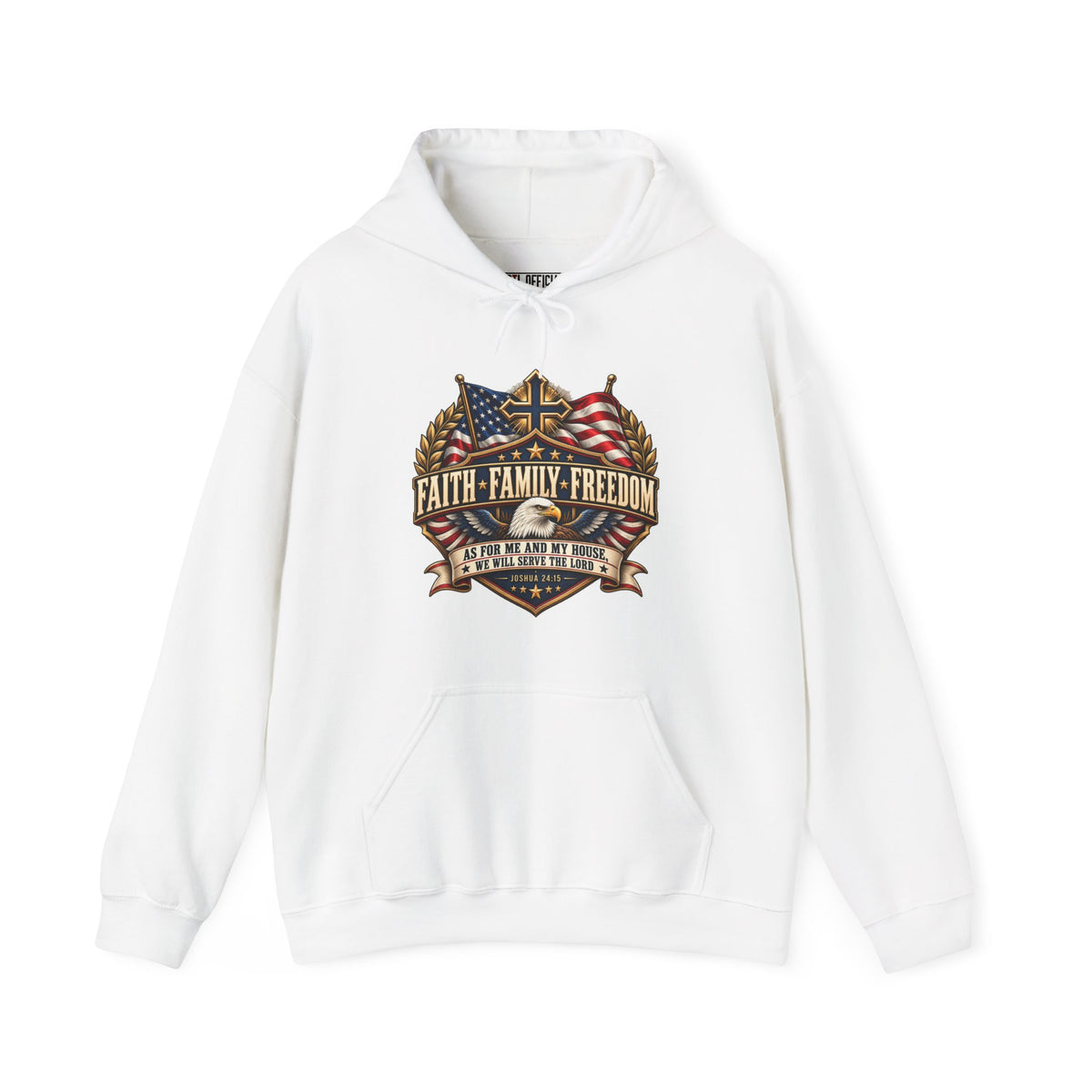 Faith. Family. Freedom. Christian Hoodie
