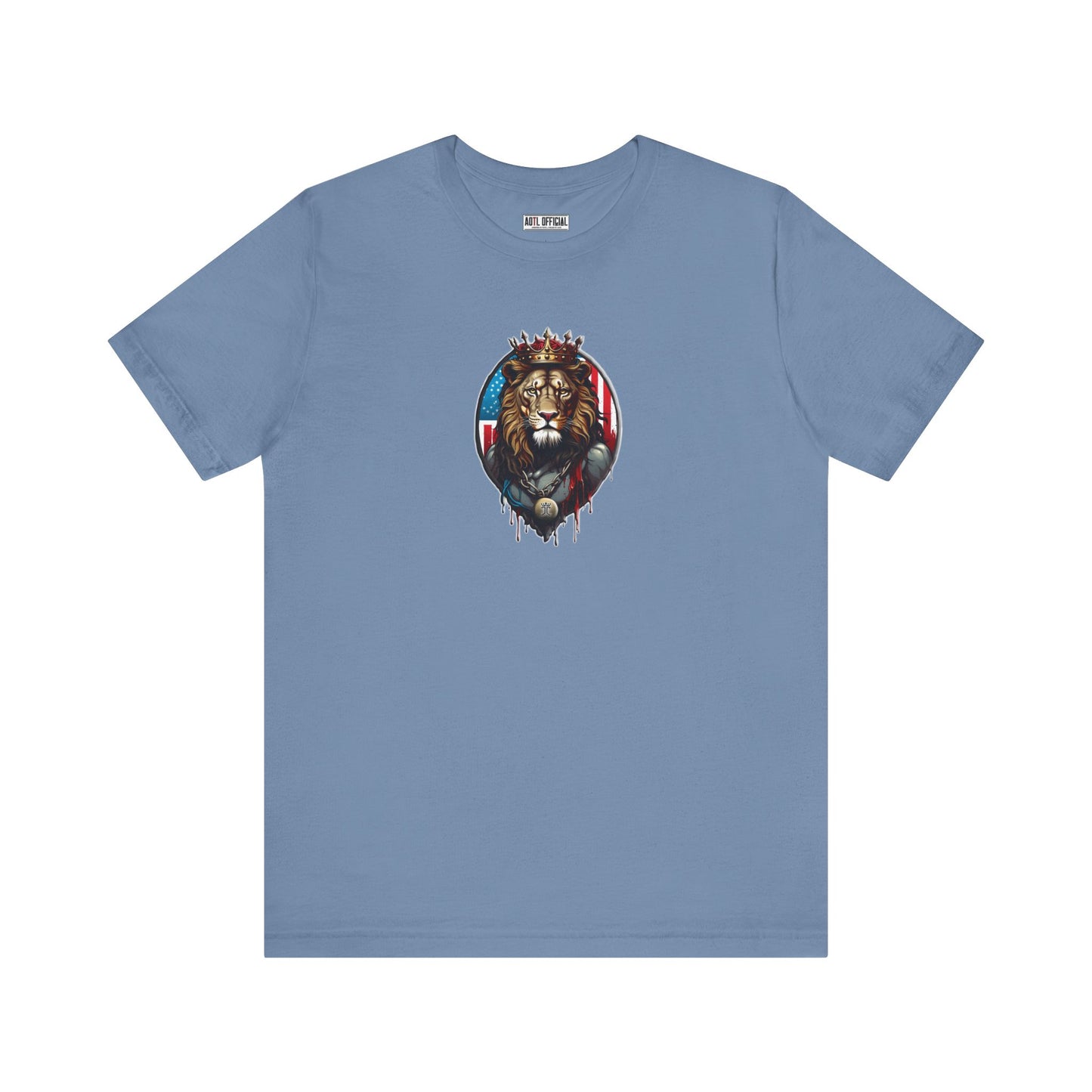 Royal Majesty: Lion of Judah Crowned  Unisex Short Sleeve Tee