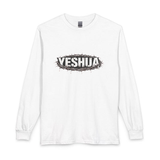 Yeshua Crown Of Thorns Christian Long Sleeve Shirt