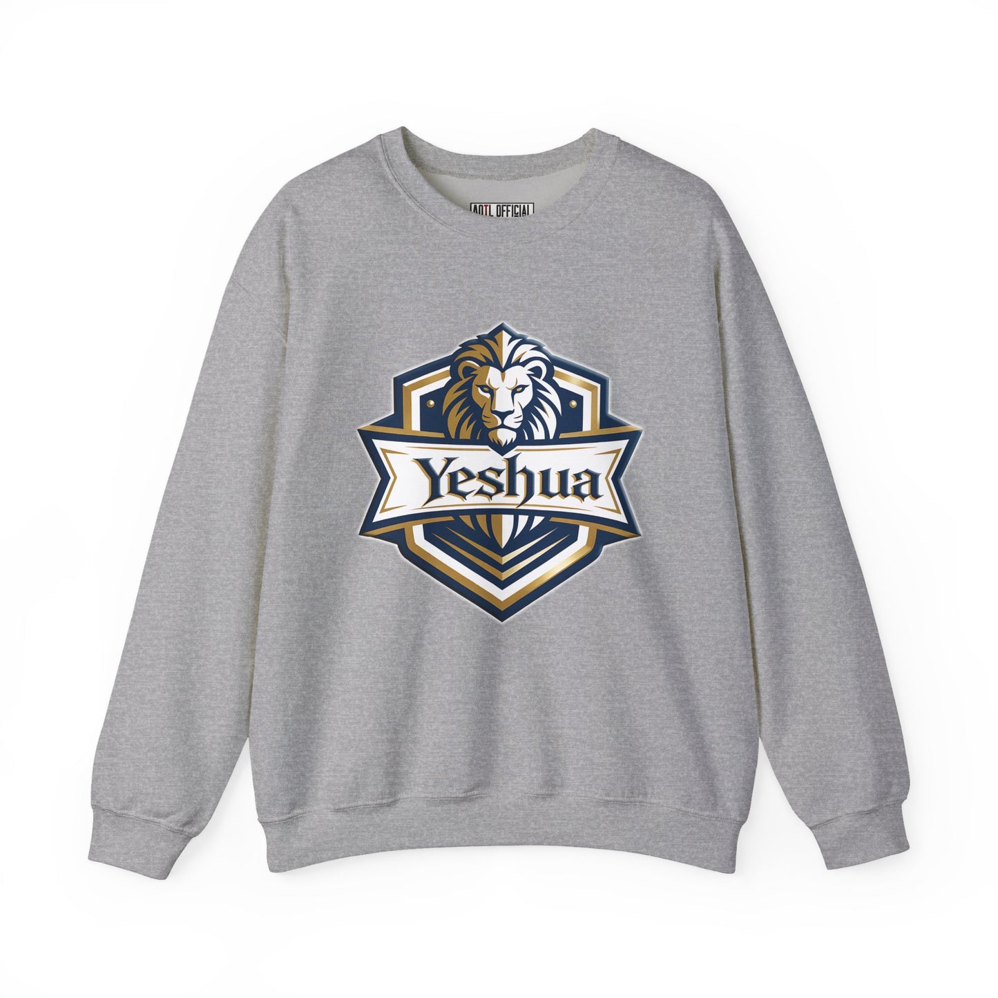 Yeshua Strength Crest  Unisex Heavy Blend™ Crewneck Sweatshirt