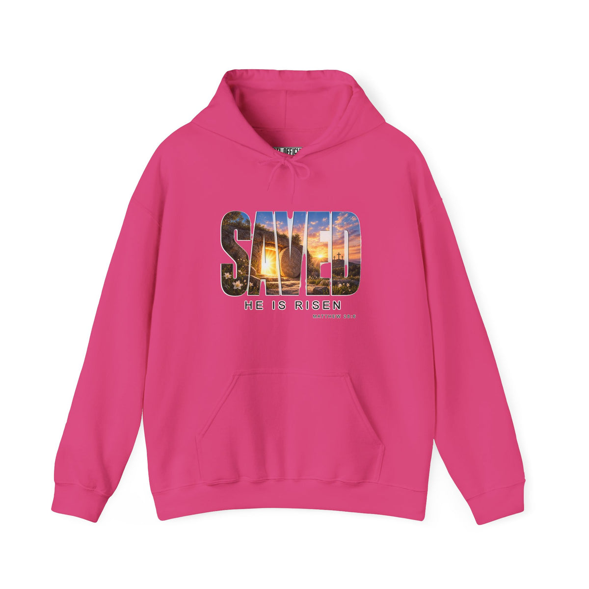 Saved-He Is Risen Christian Hoodie