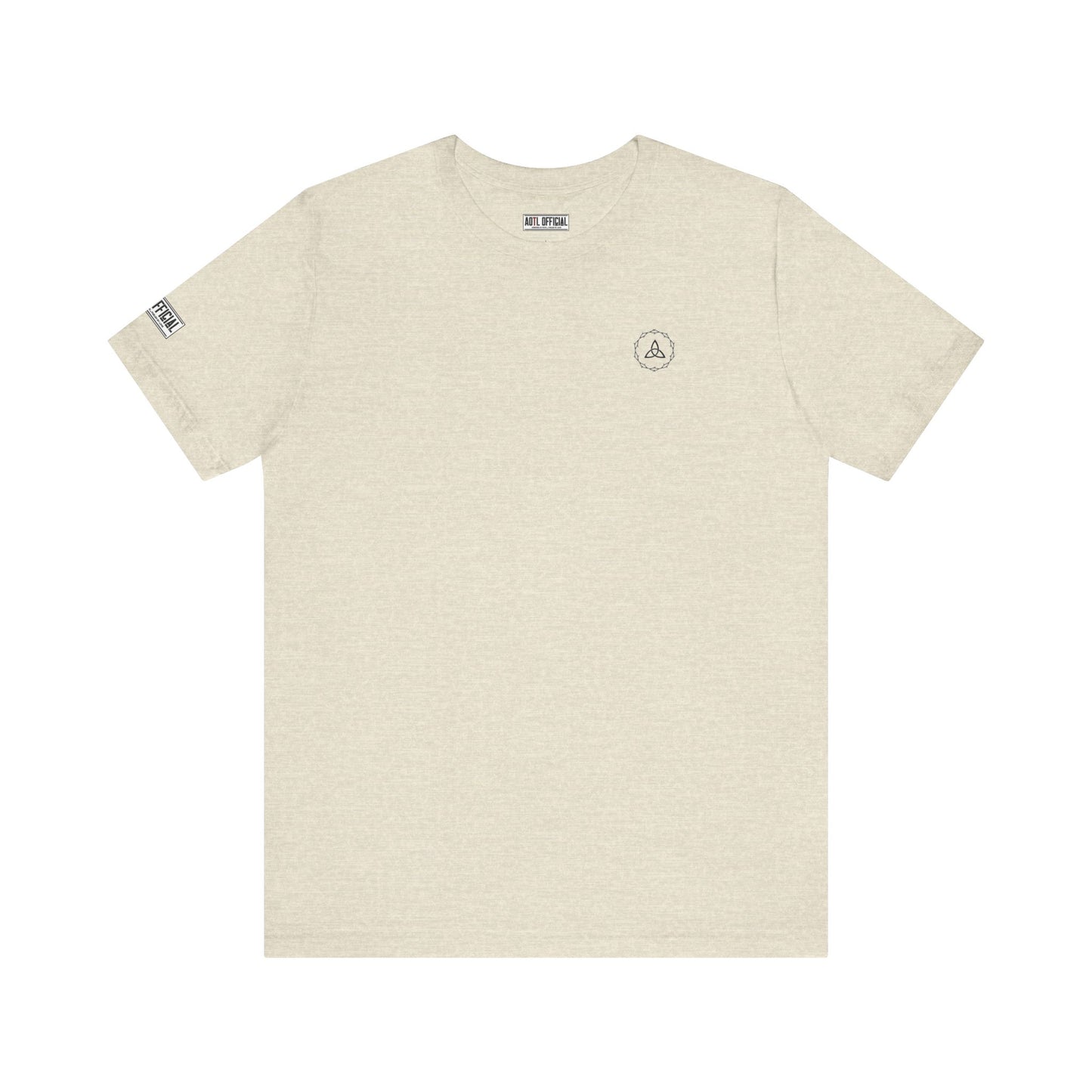 Holy Trinity  Micro Emblem Unisex Christian T-shirt