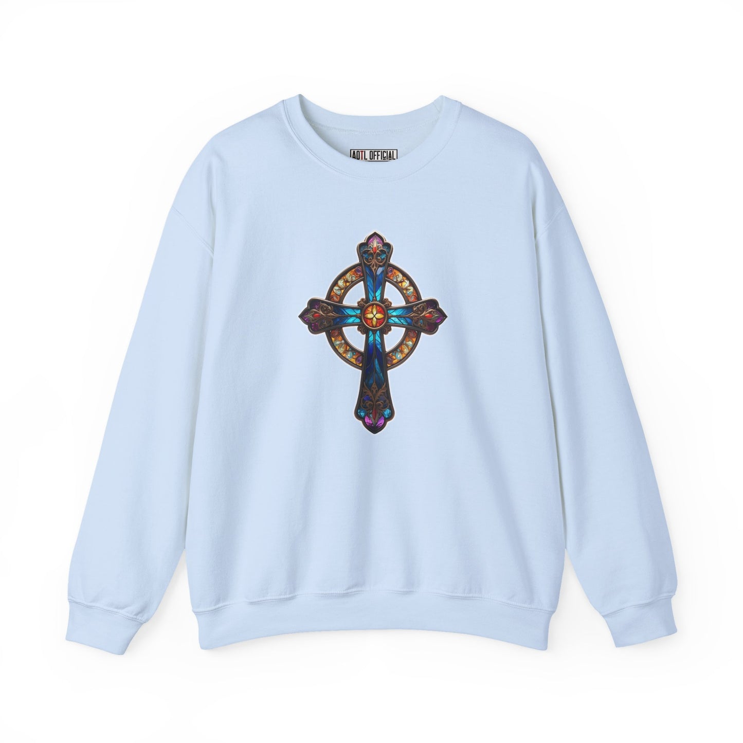 Radiant Cross Unisex Heavy Blend™ Crewneck Sweatshirt