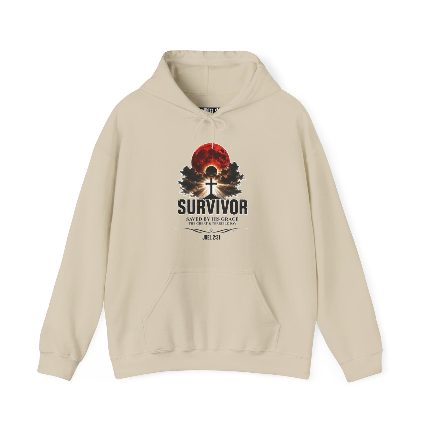 Survivor - Saved by His Grace (Joel 2:31) Christian Hoodie