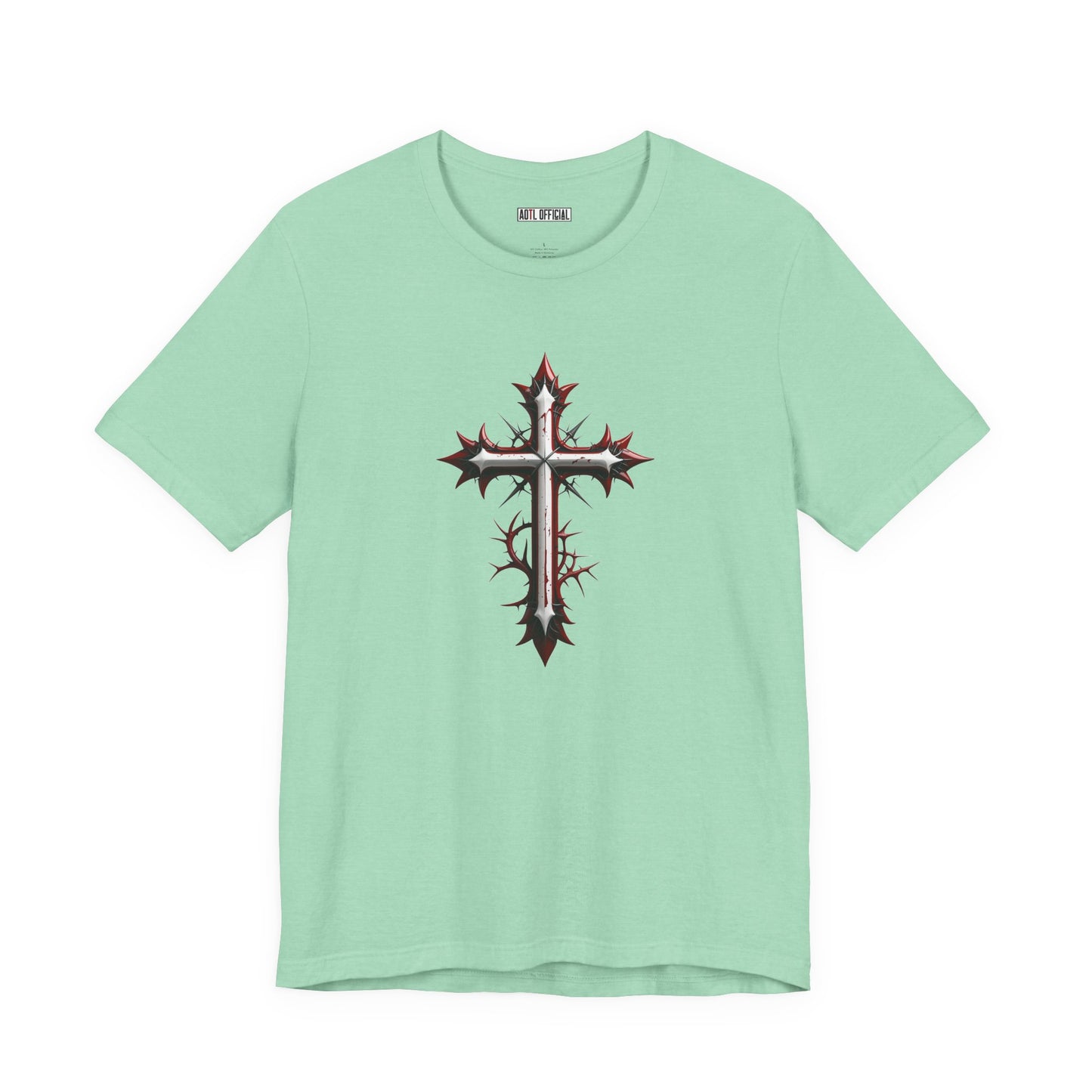 Sacrificial Redemption  Edgy Christian Unisex Short Sleeve Tee