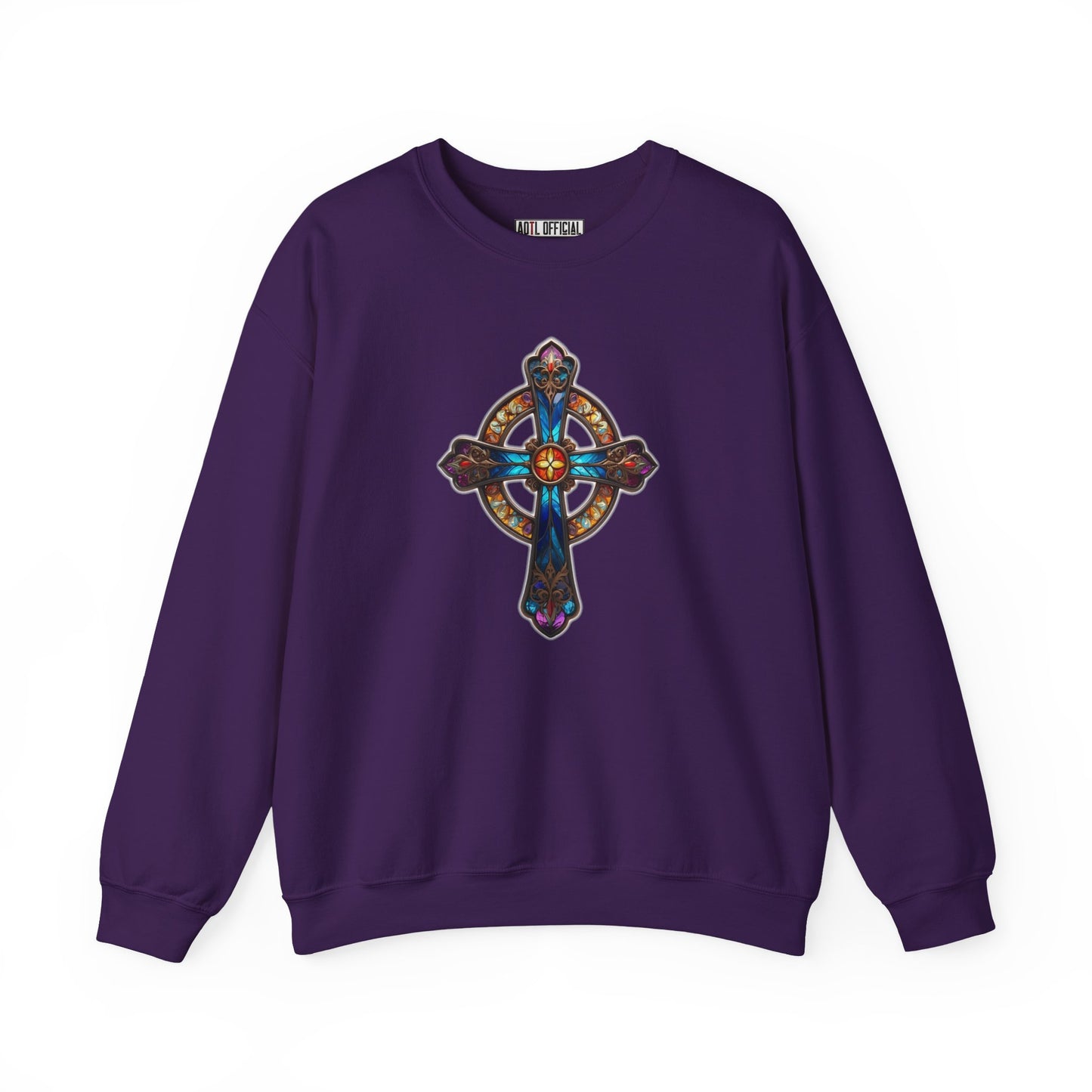 Radiant Cross Unisex Heavy Blend™ Crewneck Sweatshirt