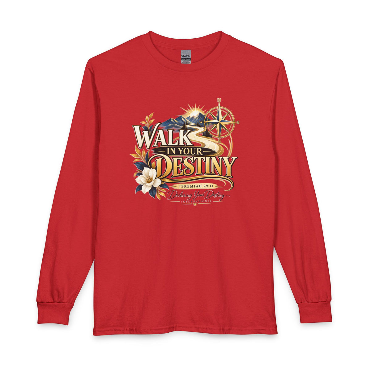Walk in Your Destiny DYDI Christian  Long Sleeve Shirt