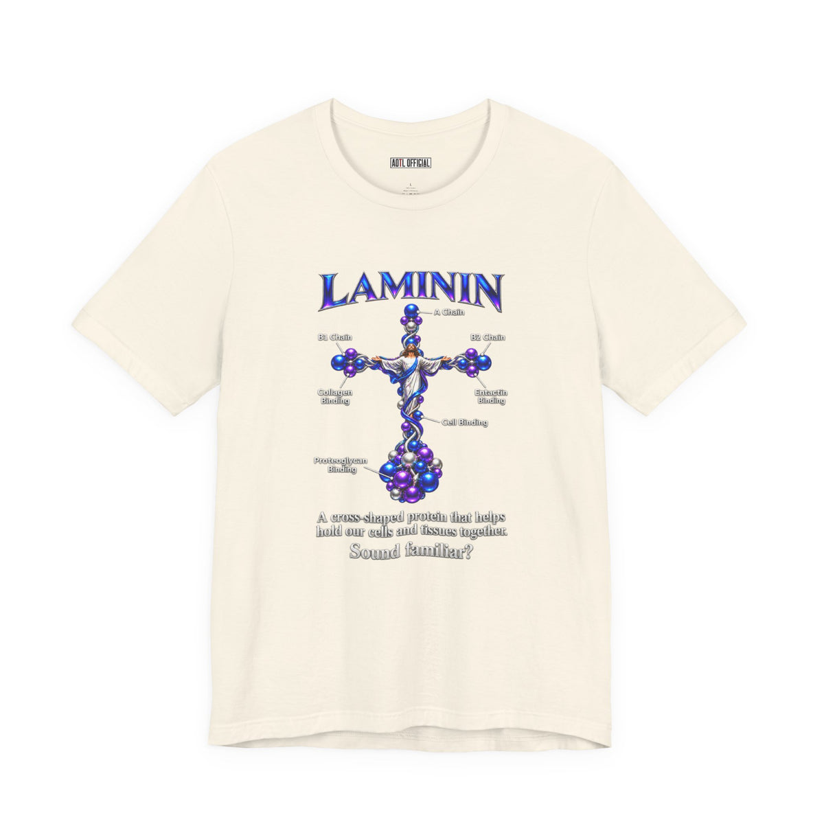 LAMININ Cross Design – Christian T-shirt