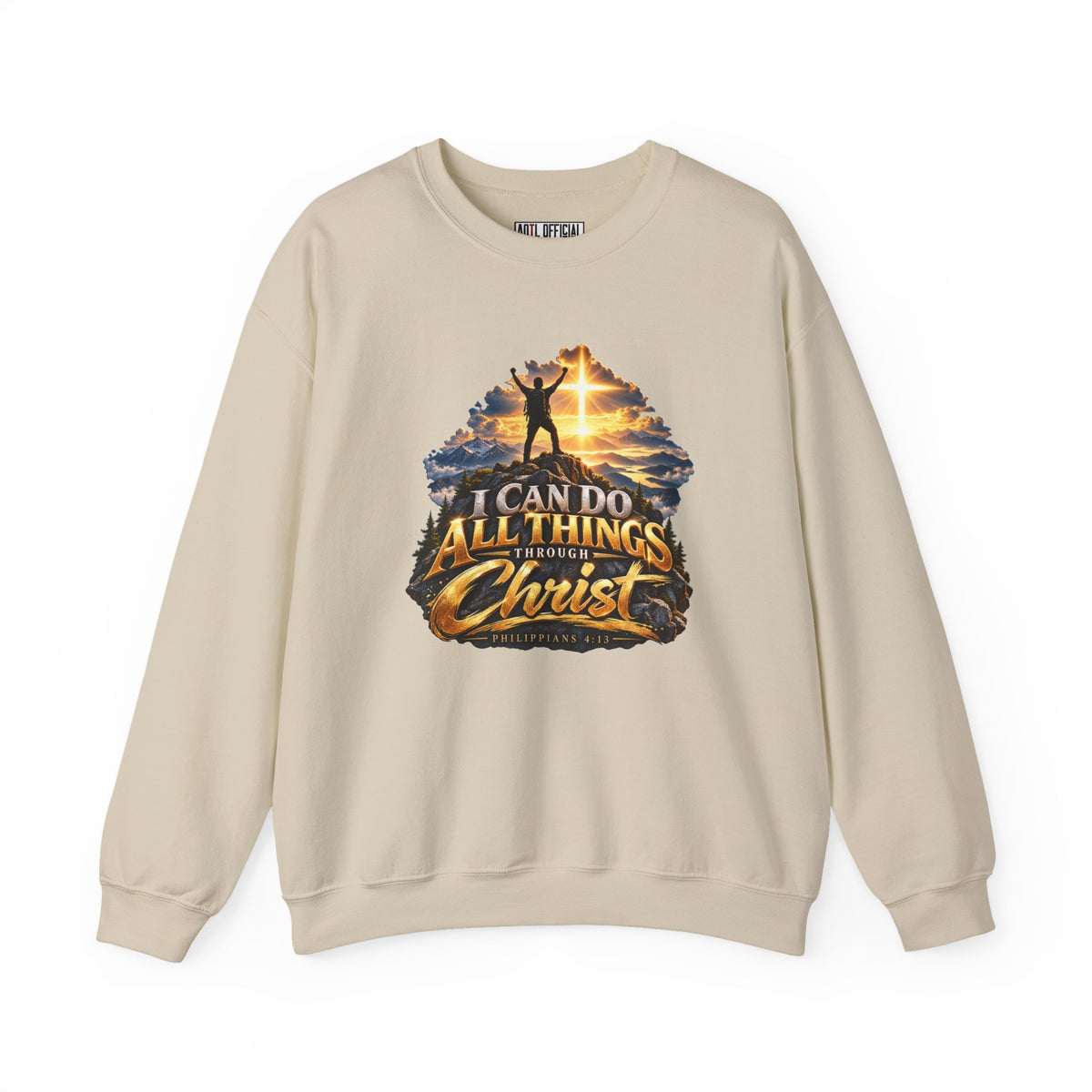 I Can Do All Things Through Christ – Philippians 4:13 Victory Design Christian  Sweatshirt