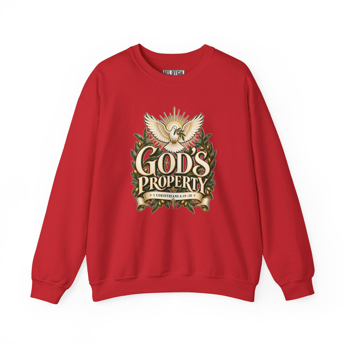 God’s Property — Bought with a Price Christian Sweatshirt