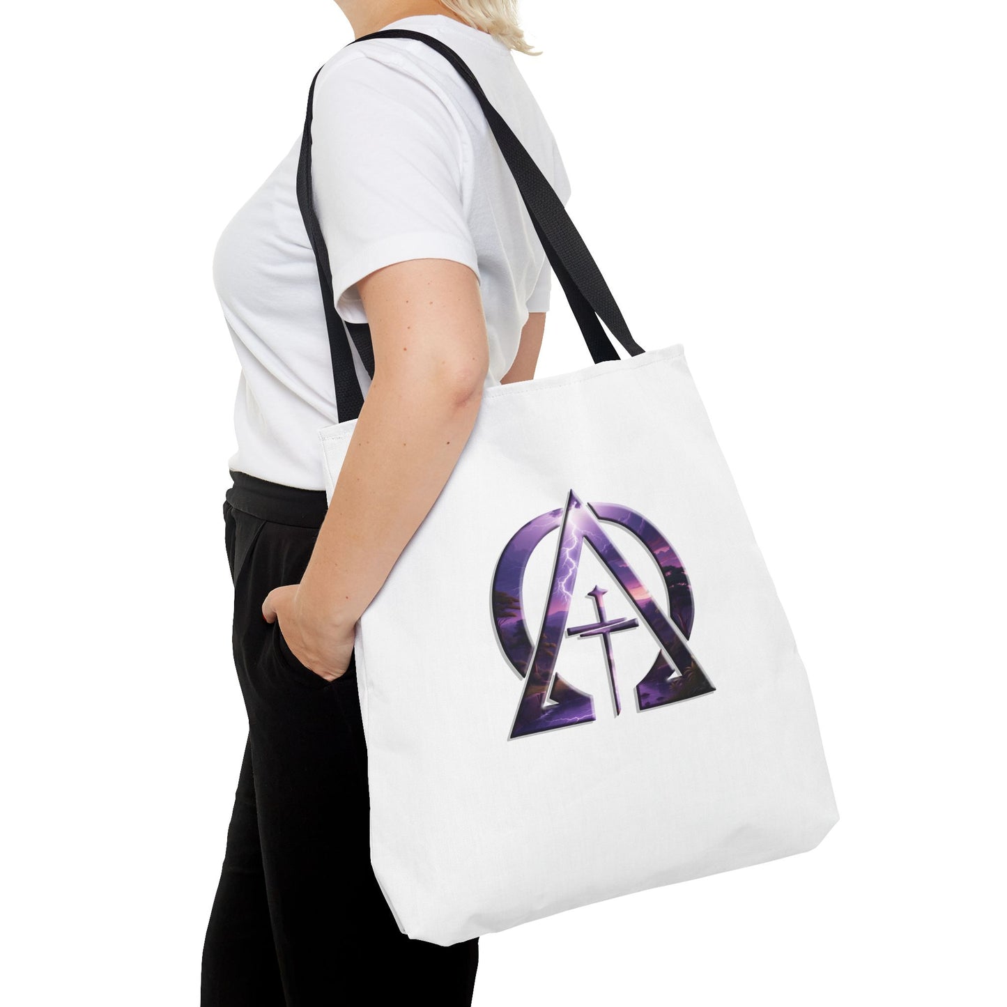 Divine Reign Amidst Nature  Alpha & Omega Christian Tote Bag