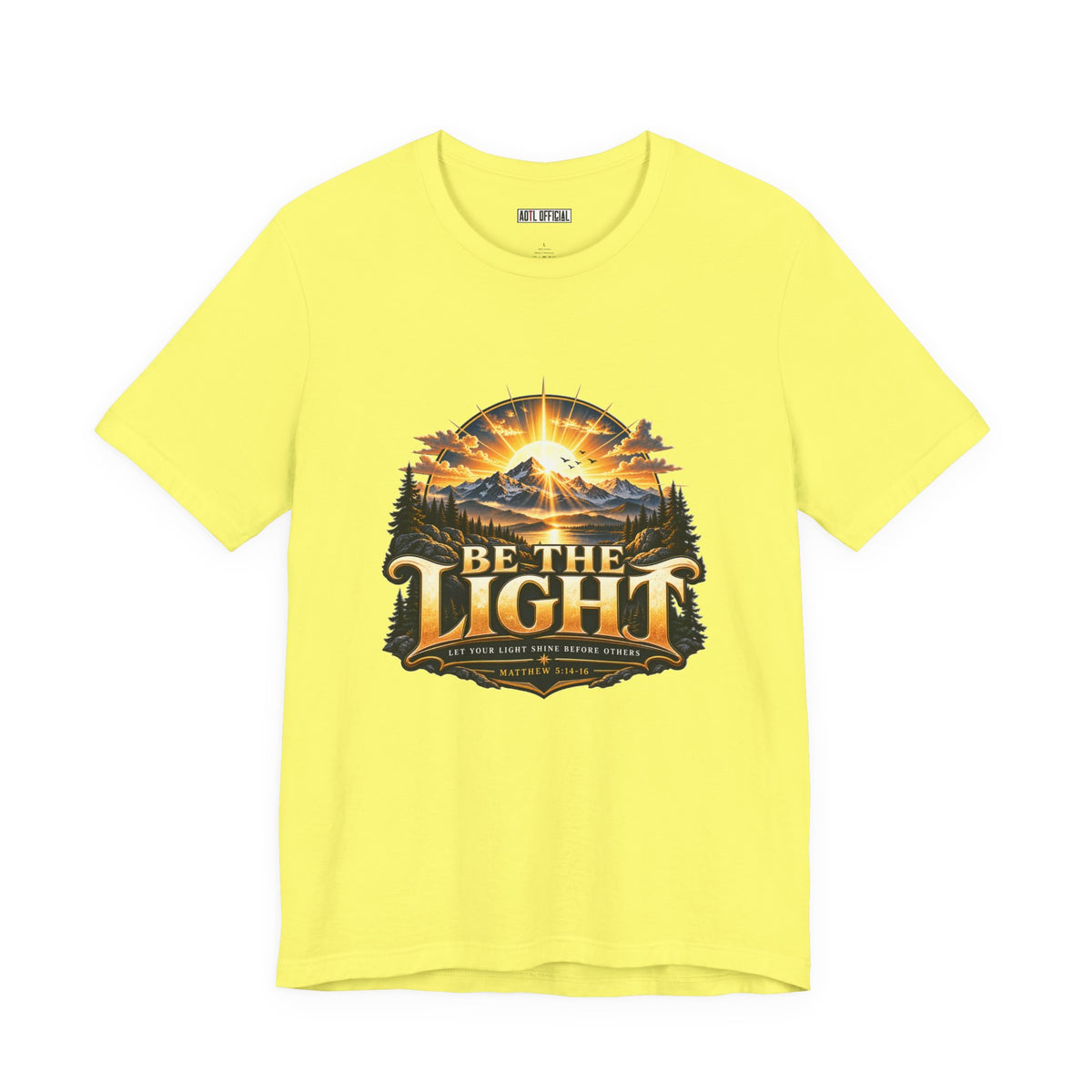 Be the Light – Matthew 5:14-16 Christian T-shirt