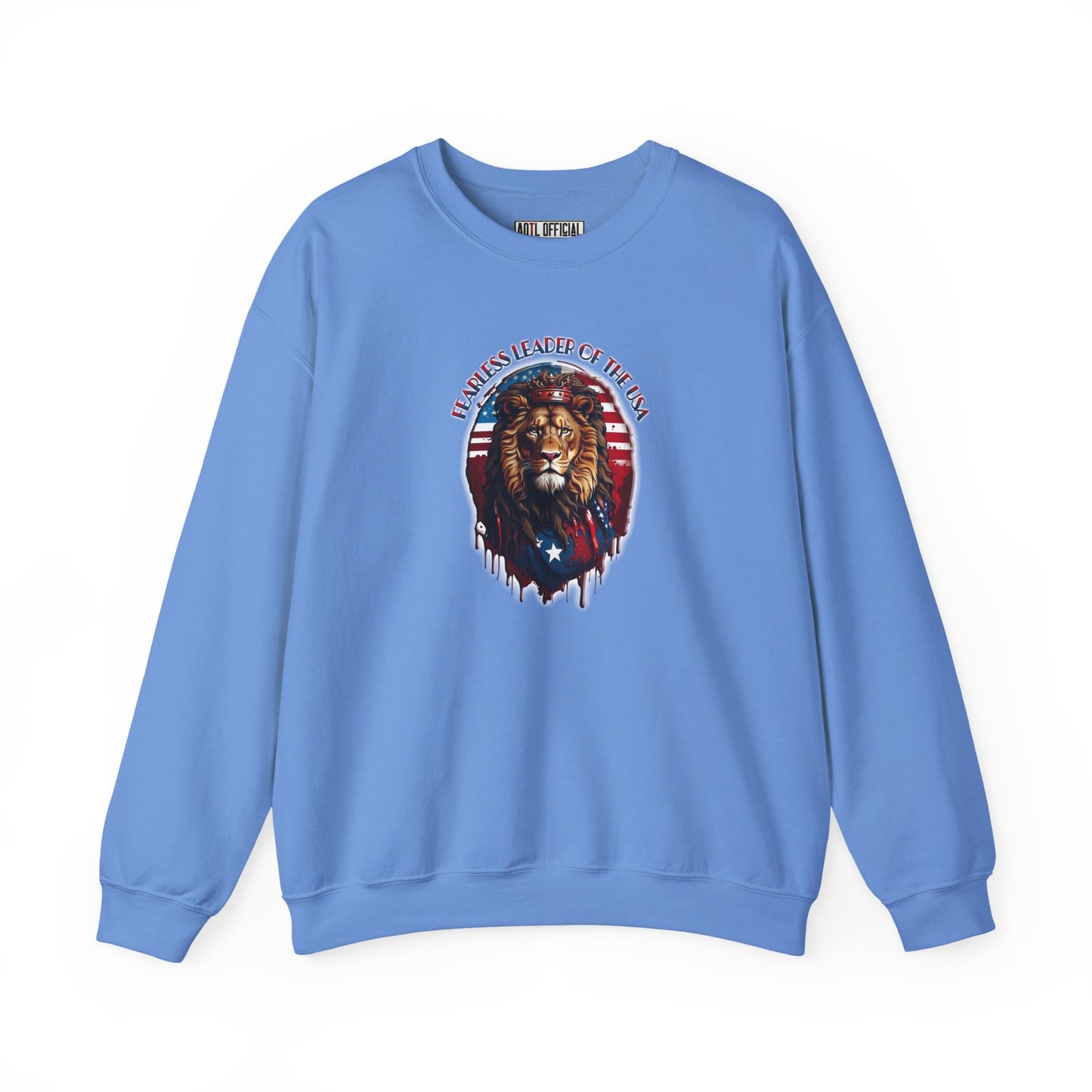 Fearless Leader of Faith  Lion of Judah  Unisex Heavy Blend™ Crewneck Sweatshirt