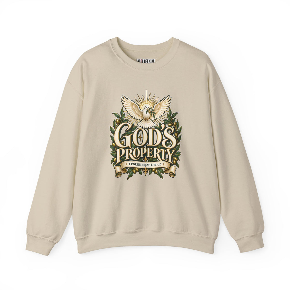 God’s Property — Bought with a Price Christian Sweatshirt