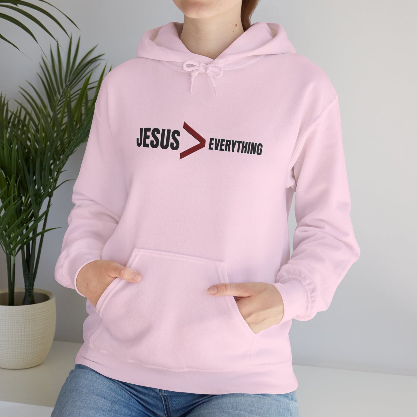 Jesus > Everything Christian Hoodie