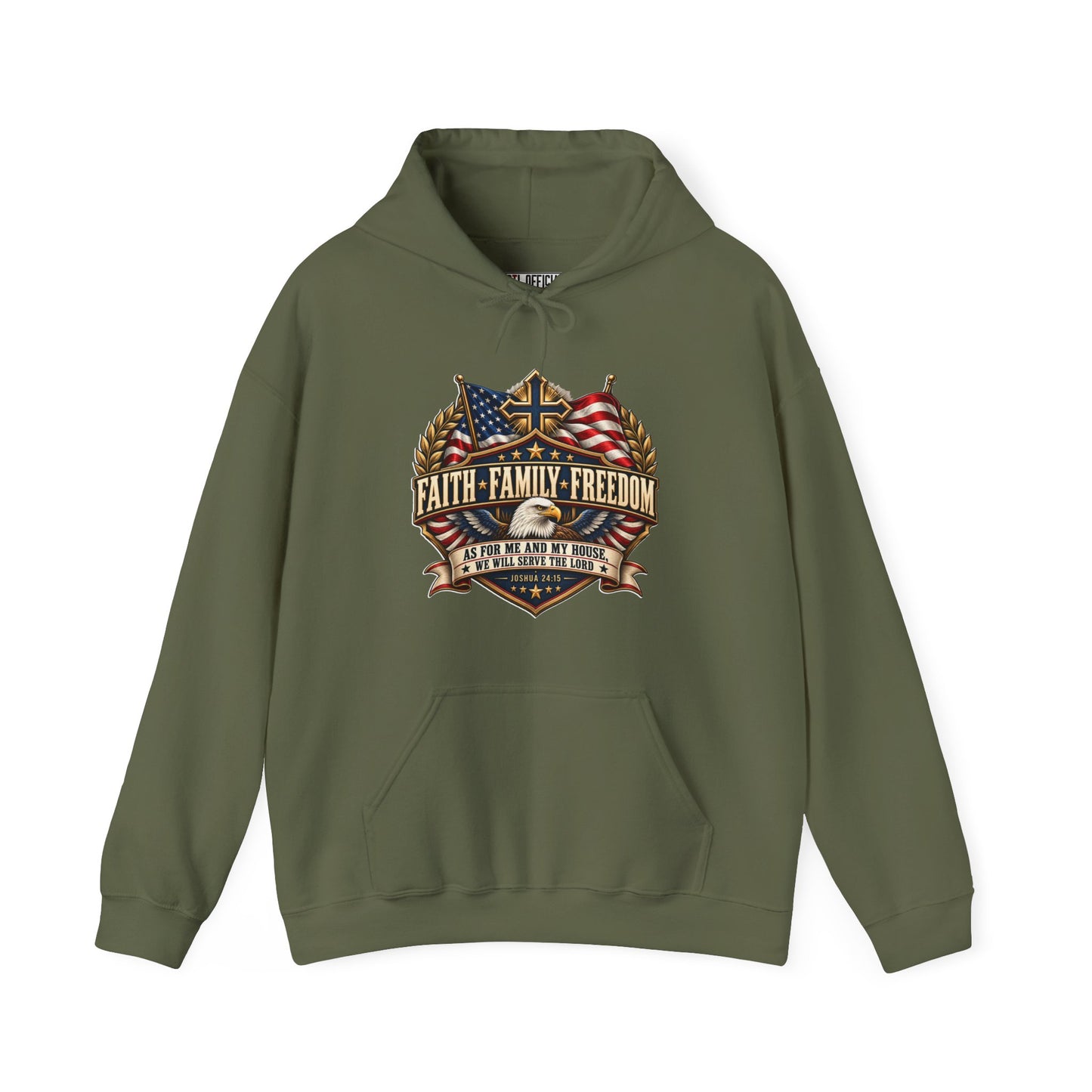 Faith. Family. Freedom. Christian Hoodie