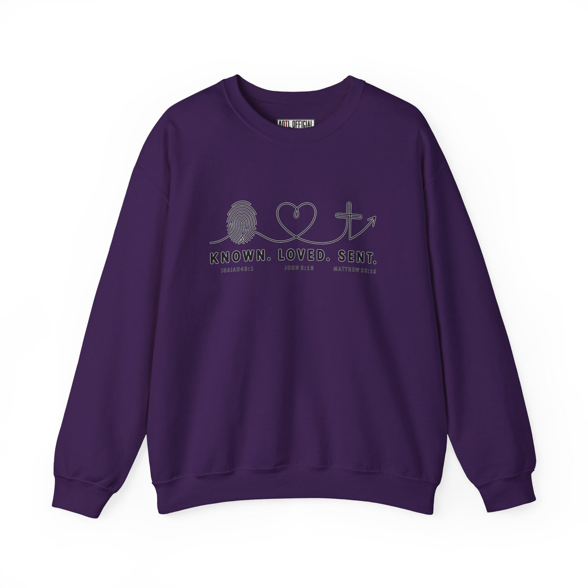 Known. Loved. Sent. Christian Sweatshirt