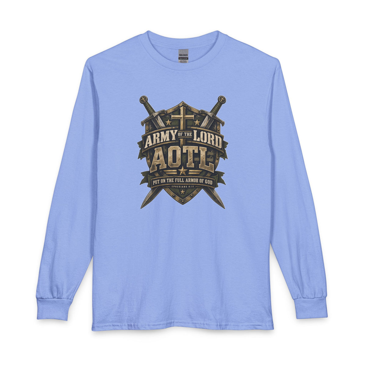 AOTL — Full Armor of God Christian Long Sleeve Shirt