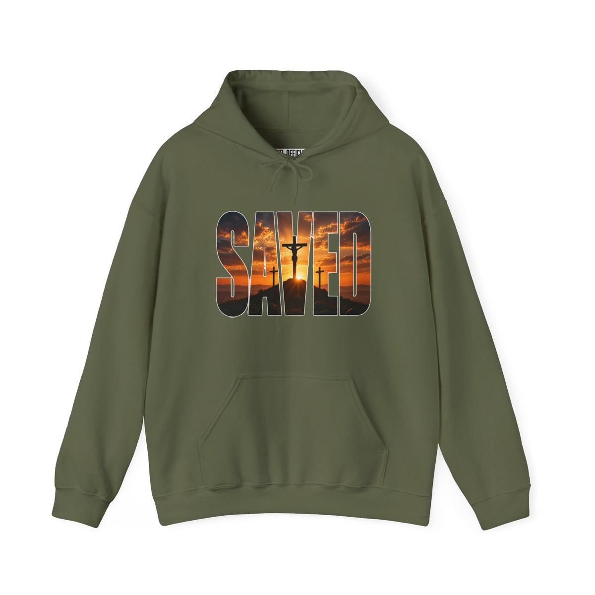 Saved — By the Cross Christian Hoodie