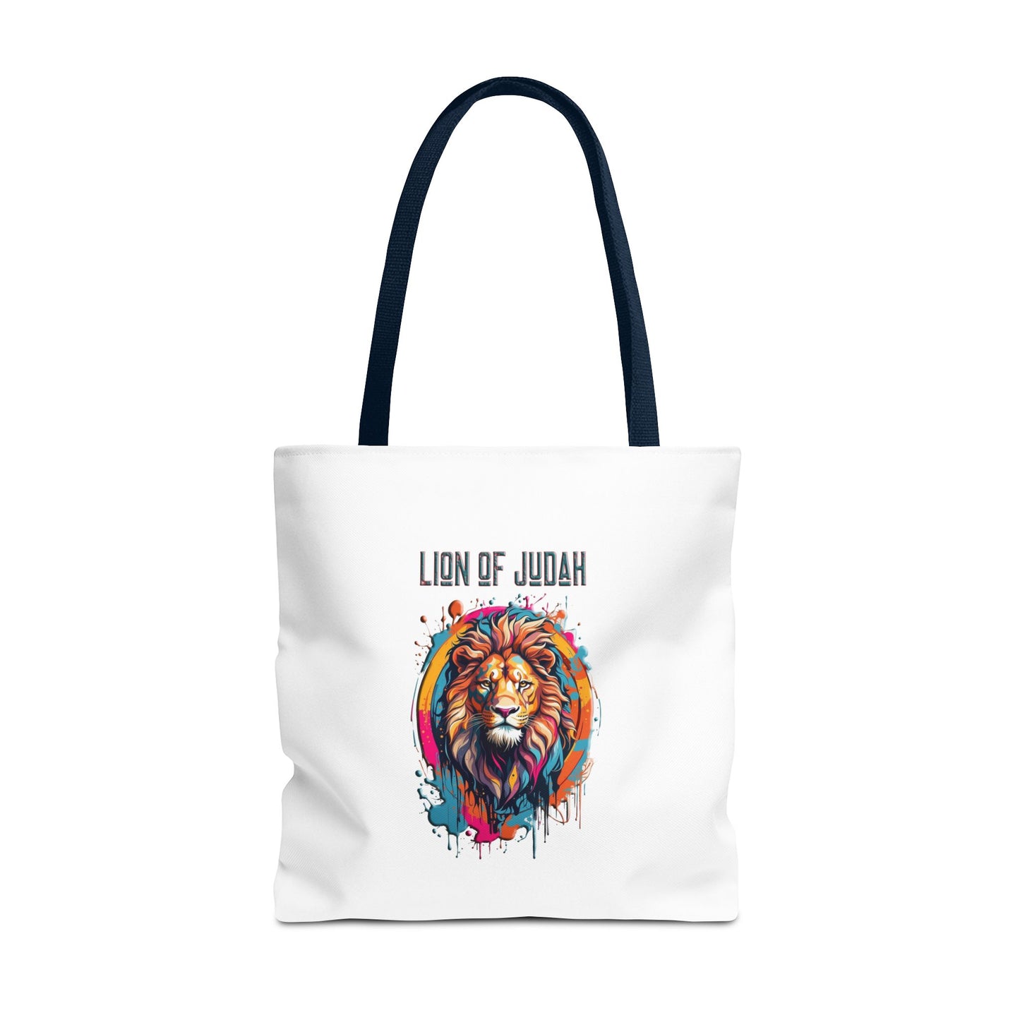 Graffiti Drip Lion Of Judah Christian Tote bag