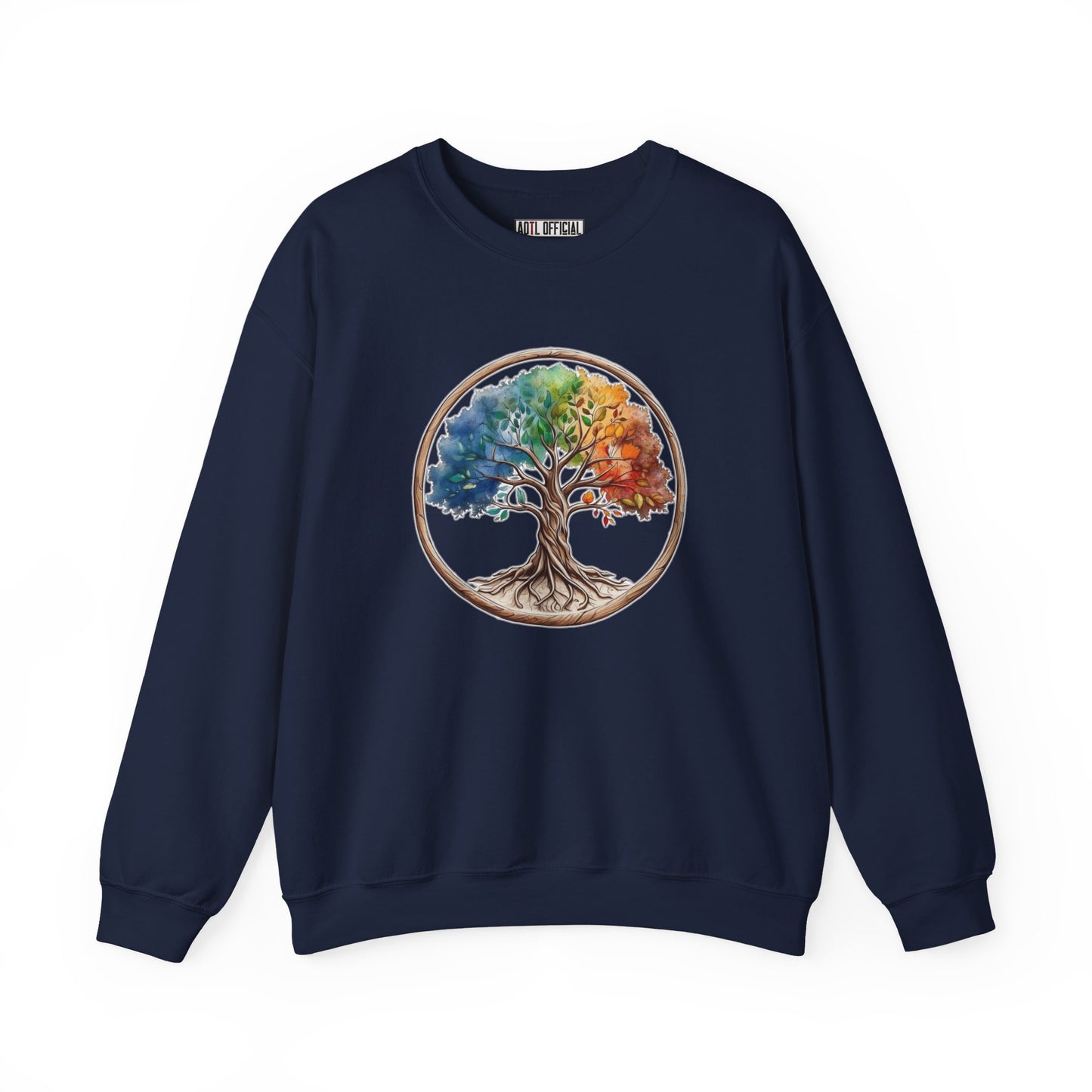 Colorful Tree of Life Unisex Heavy Blend™ Crewneck Sweatshirt