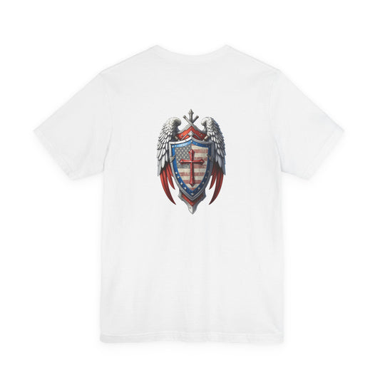 Declaring Your Destiny USA logo/Winged Guardian