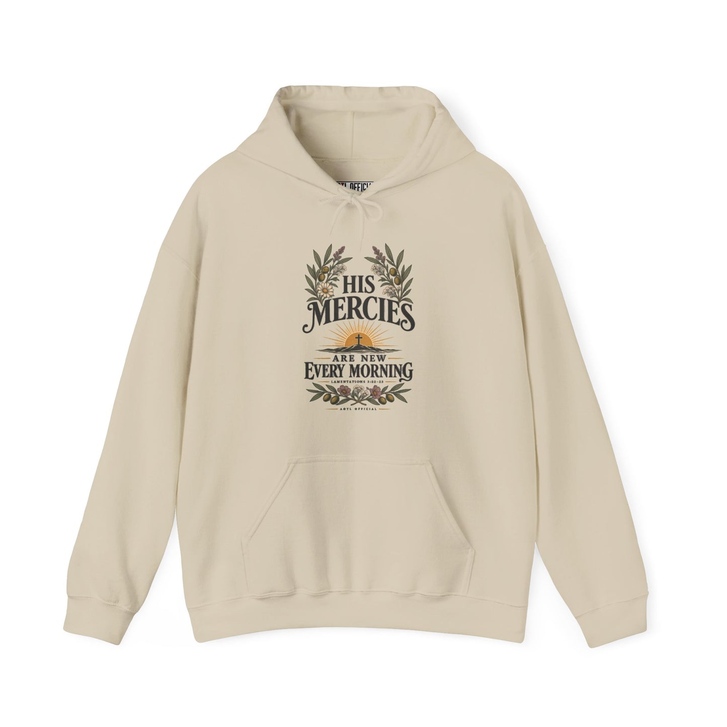 His Mercies Are New Every Morning Christian Hoodie