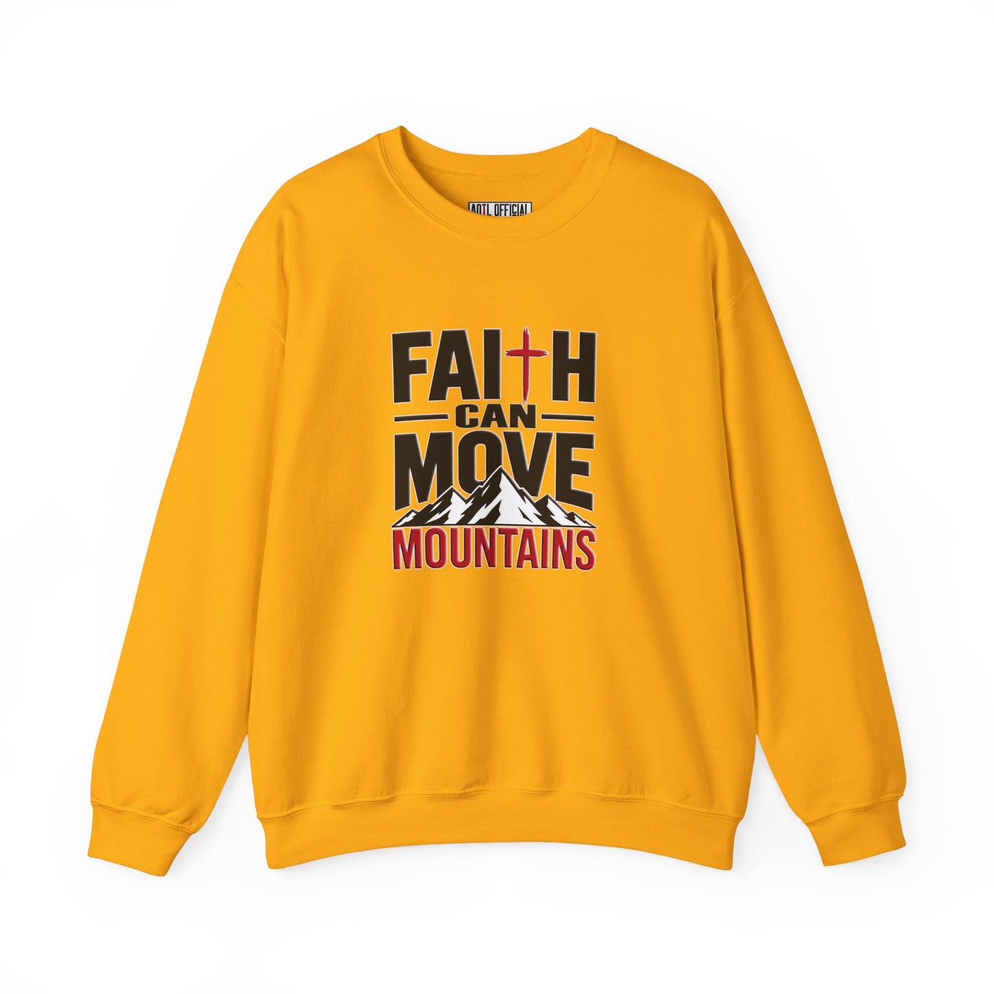 Faith Can Move Mountains Christian Sweatshirt