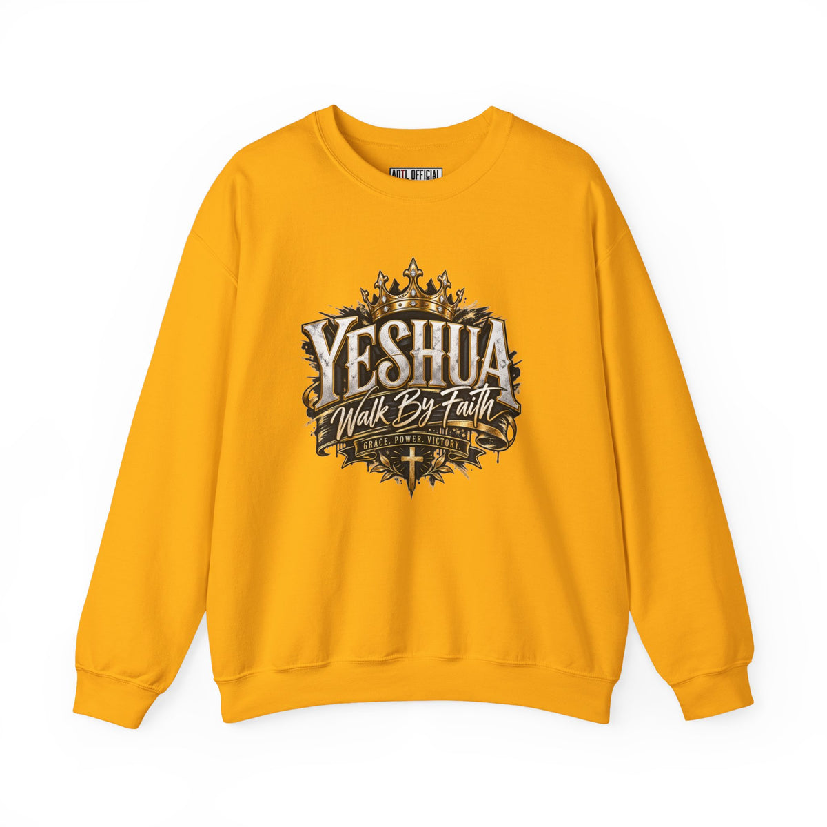 Yeshua – Walk By Faith Christian Sweatshirt