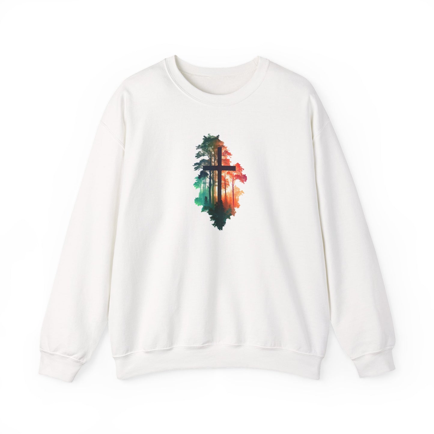 Cross in the Wilderness Unisex Heavy Blend™ Crewneck Sweatshirt