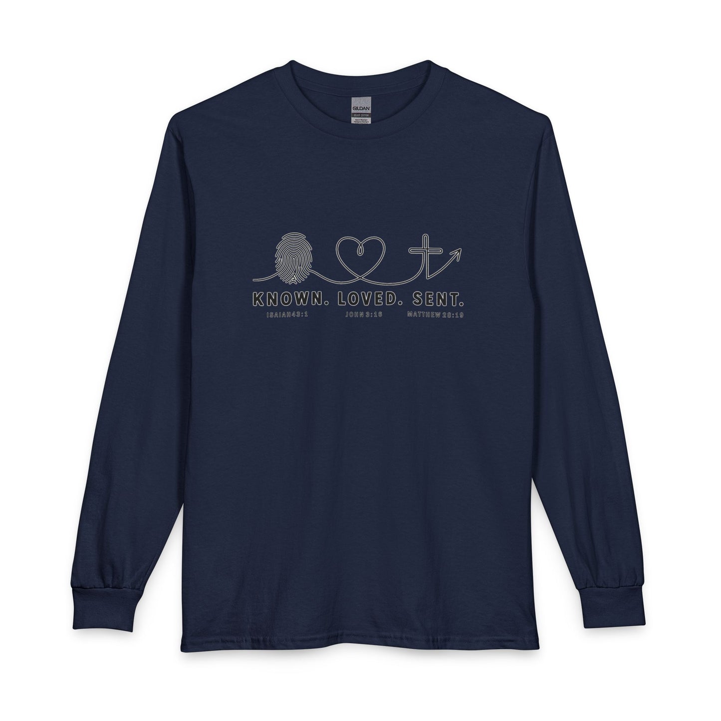 Known. Loved. Sent. Christian Long Sleeve Shirt