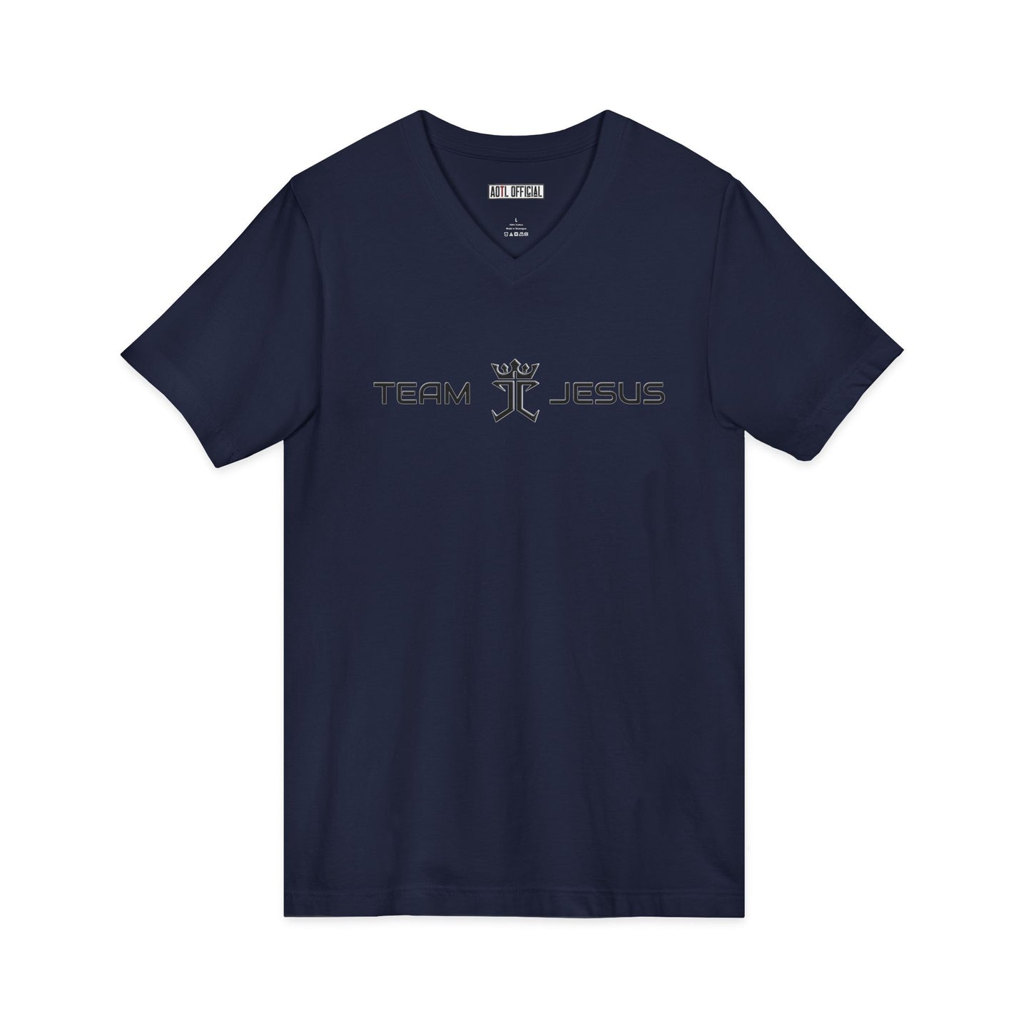 Team Jesus Christian V-Neck Tee