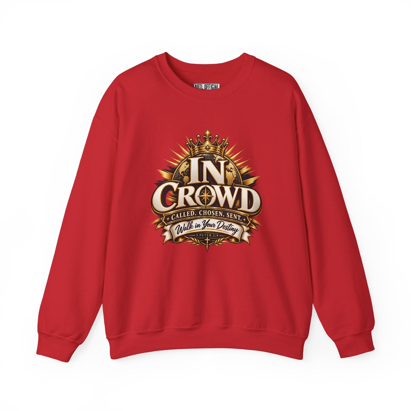 In Crowd – Called. Chosen. Sent. Christian Sweatshirt