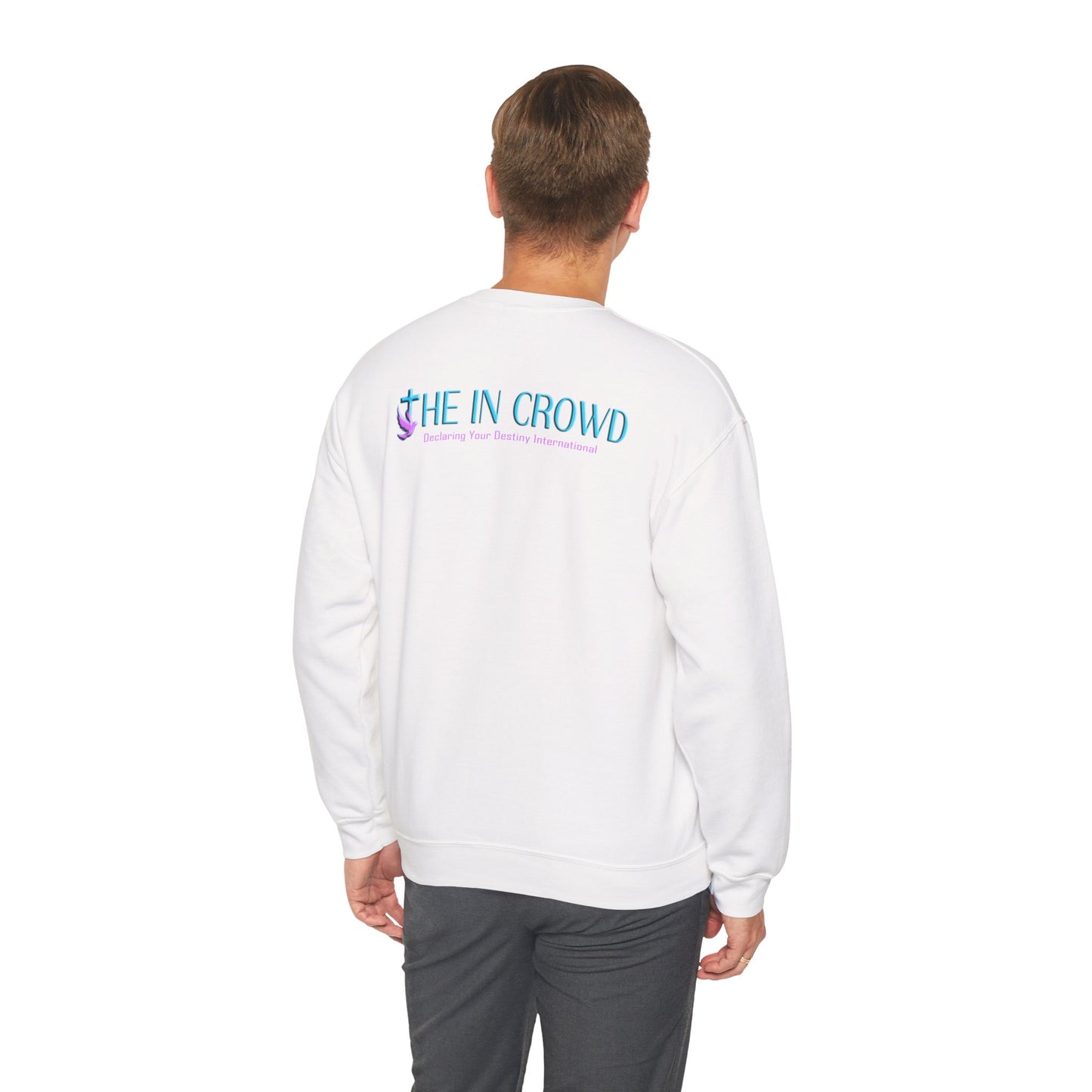 Yeshua / In Crowd 2 sided Christian Unisex Heavy Blend™ Crewneck Sweatshirt