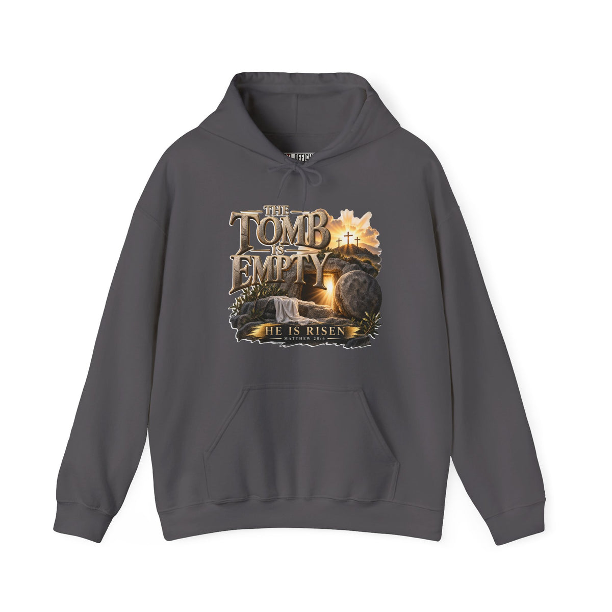 The Tomb Is Empty — Matthew 28:6 Christian Hoodie