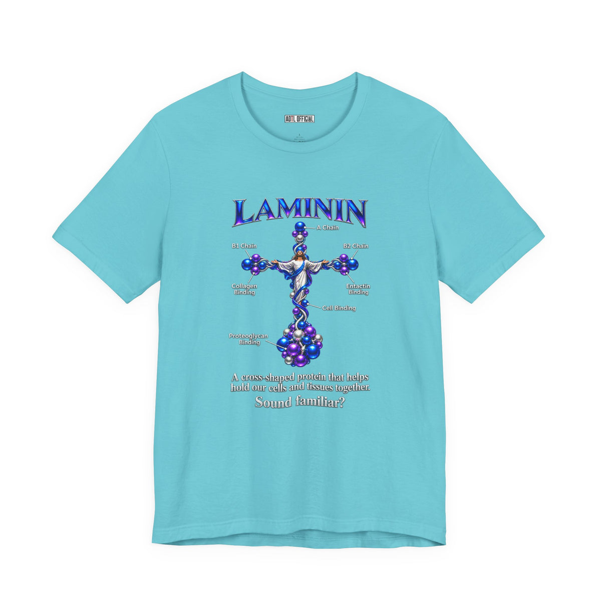 LAMININ Cross Design – Christian T-shirt
