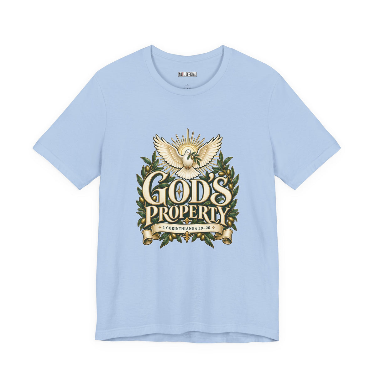 God’s Property — Bought with a Price  Christian T-shirt