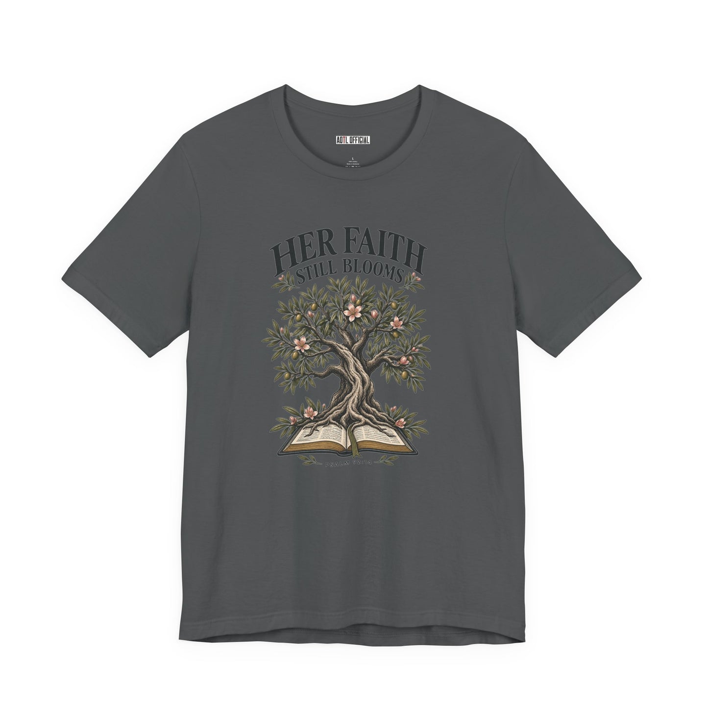 Her Faith Still Blooms Christian T-shirt