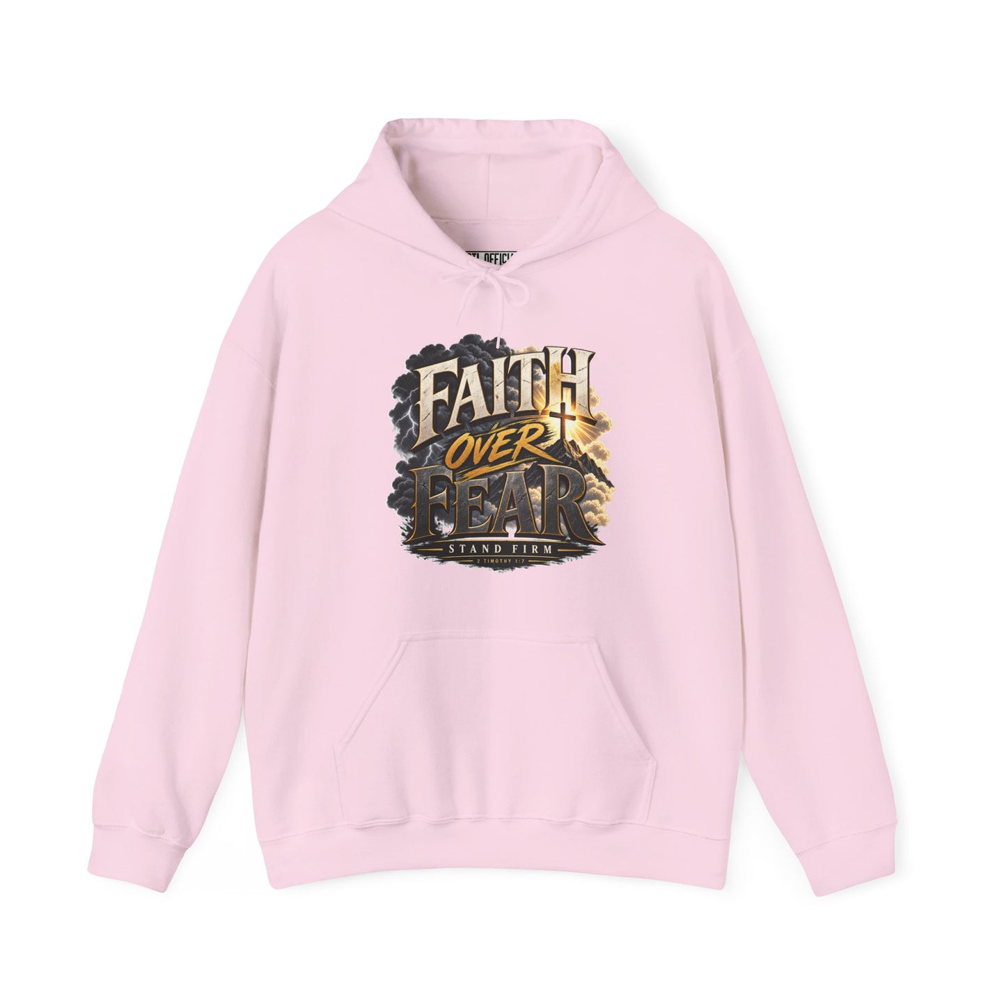 Faith Over Fear – Stand Firm Christian Hoodie