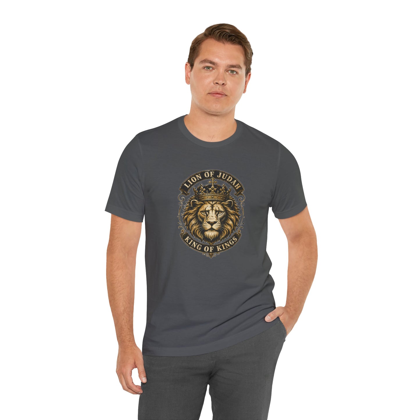 Lion of Judah – King of Kings Christian T-shirt