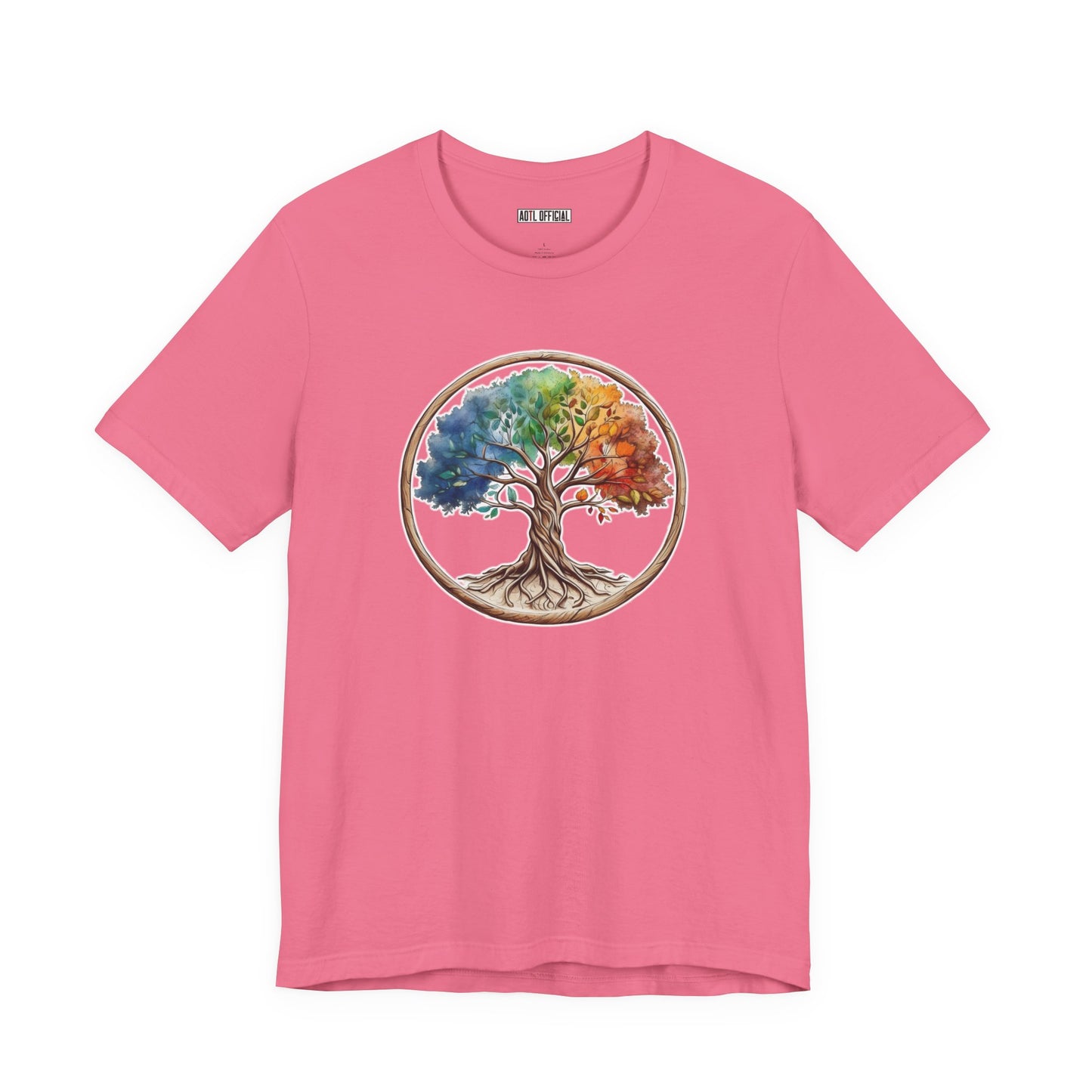 Colorful Tree Of Life Unisex Short Sleeve Tee