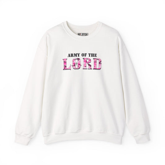 Pink Army of the Lord Unisex Heavy Blend™ Crewneck Sweatshirt