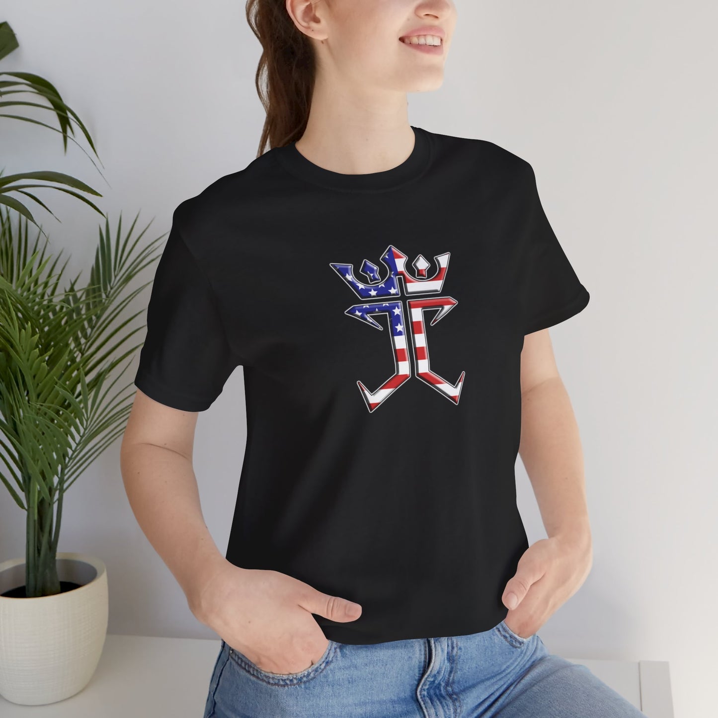 Christ Is King In The United States Unisex Short Sleeve Tee