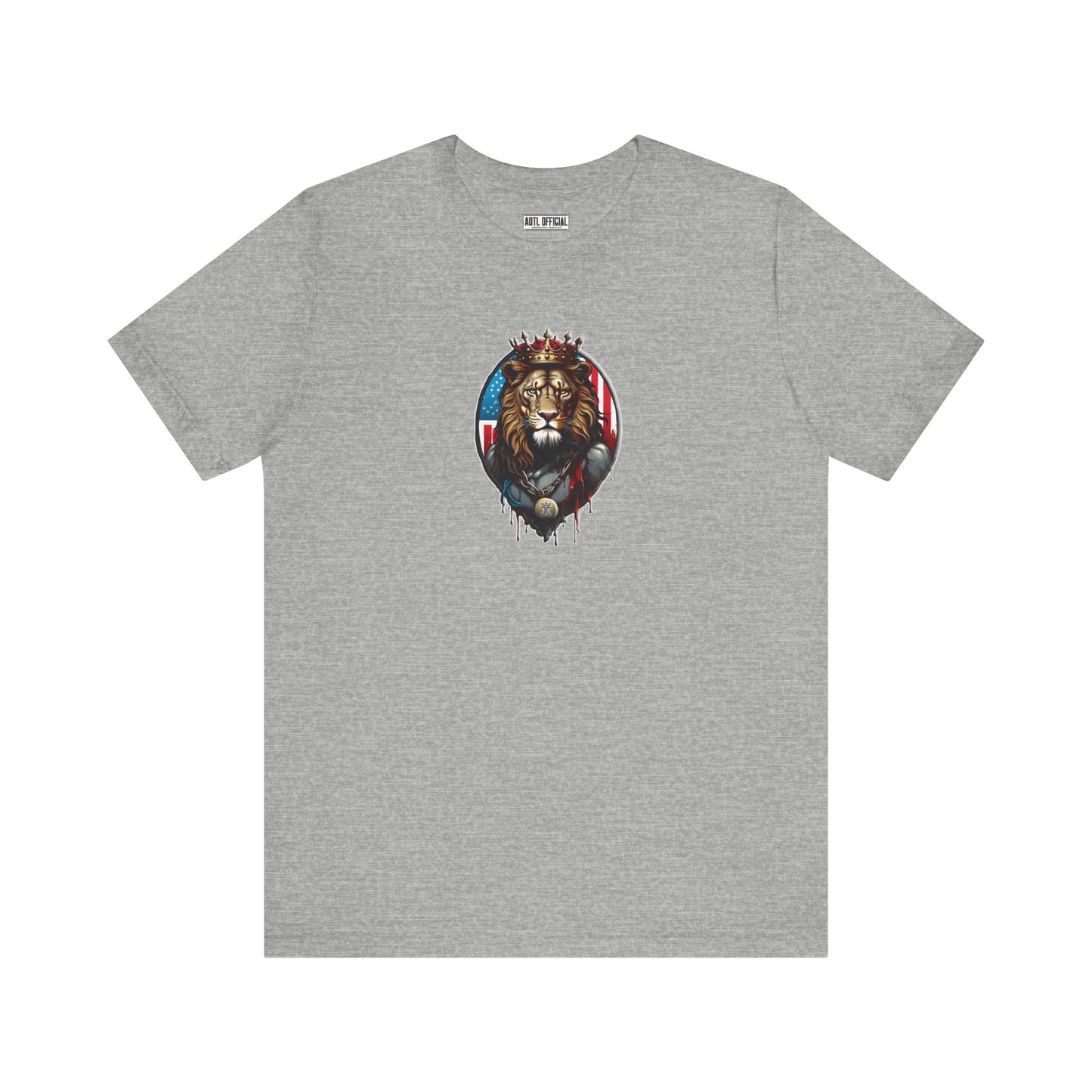 Royal Majesty: Lion of Judah Crowned  Unisex Short Sleeve Tee