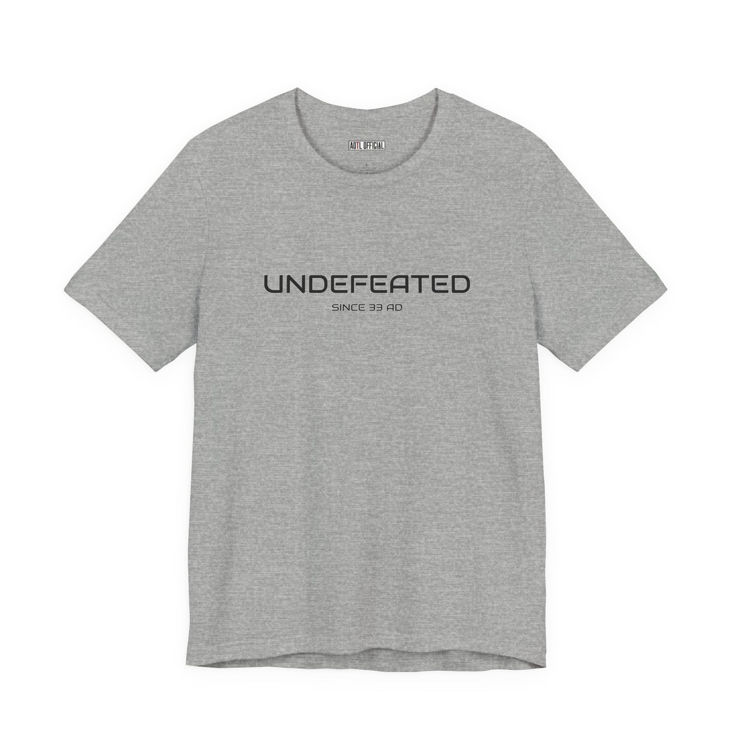 Undefeated Since 33 AD Classic Unisex Short Sleeve Tee