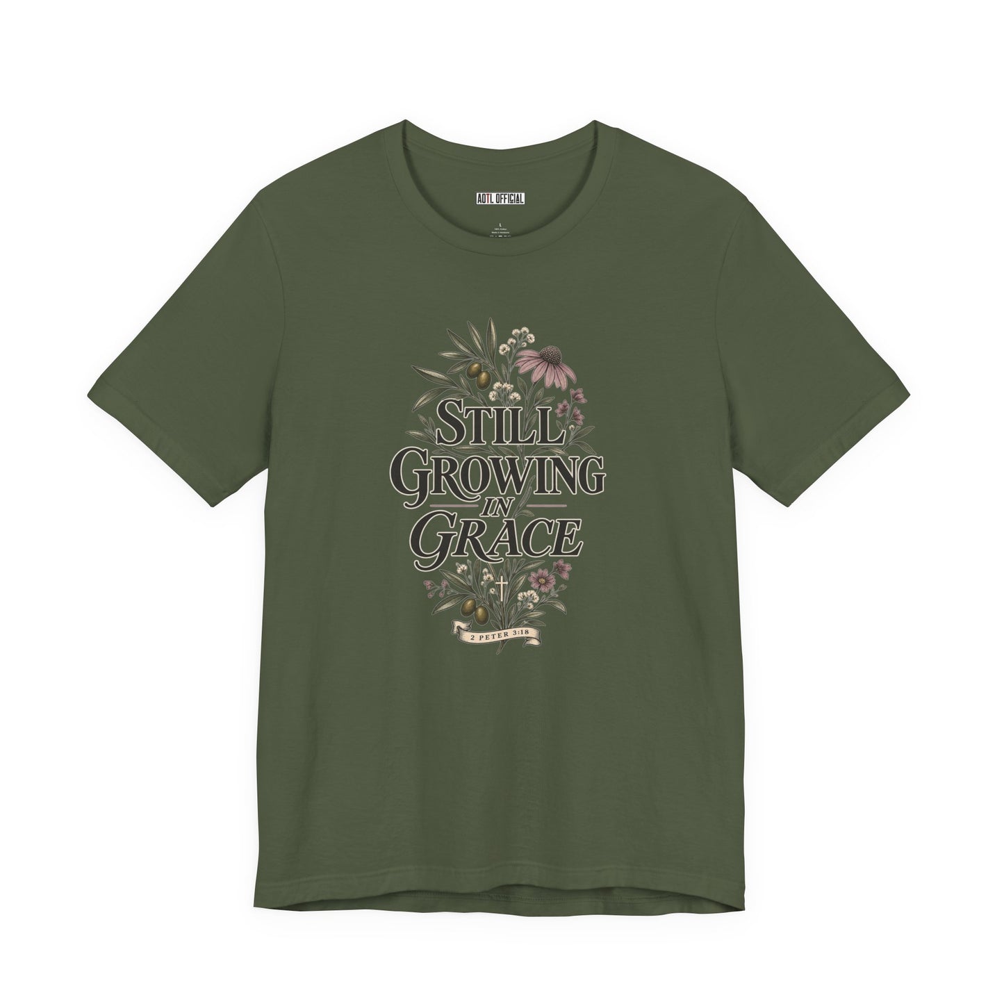 Still Growing in Grace Christian T-shirt