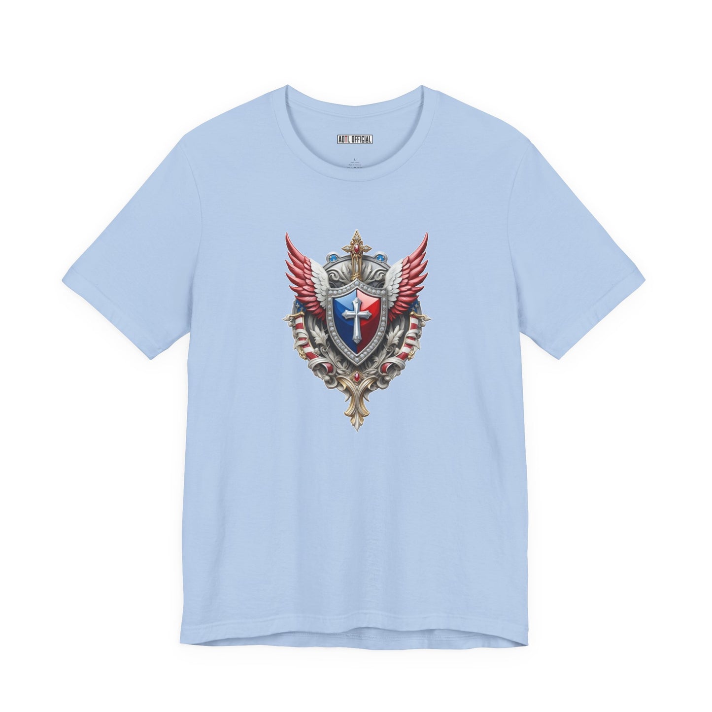 Celestial Heritage Christian Patriotic Unisex Short Sleeve Tee
