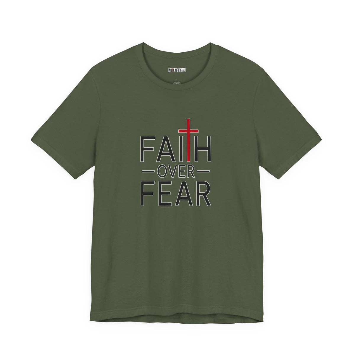 Faith Over Fear Christian T-Shirt