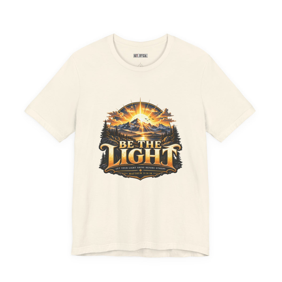 Be the Light – Matthew 5:14-16 Christian T-shirt