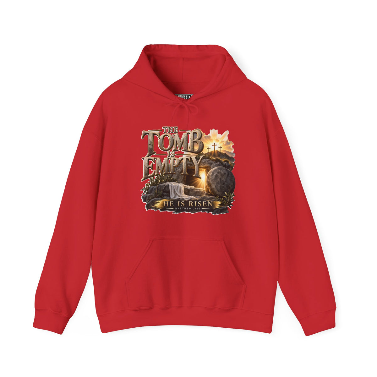 The Tomb Is Empty — Matthew 28:6 Christian Hoodie